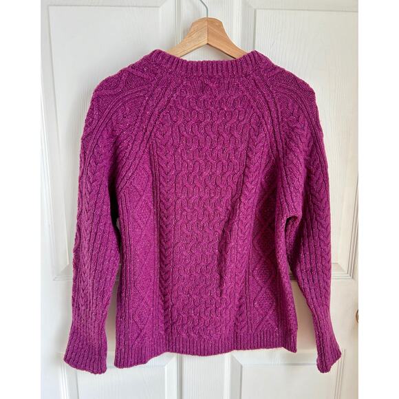 Vintage Blarney Woolen Mills 100% Wool Irish Crewneck Sweater Size Small - Picture 6 of 6